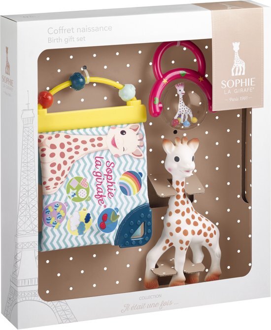 Sophie de Giraf Sophie de giraf geboorteset in witte geschenkdoos multi, Meerkleurig