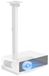 Projector mount ceiling - Universal holder - Adjustable - Up to 10 kg - White