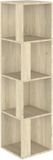 vidaXL Hoekkast - 33x33x132 cm - Bewerkt Hout - Sonoma Eikenkleurig