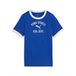 PUMA Varsity Relaxed T-shirt, Blauw, Maat 7-8Y