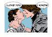 Star Komar Star Wars Classic Comic Quote Leia Han - Grootte: 70 x 50 cm - Muurschildering, Posters, Kunstdruk (zonder lijst)