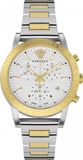 Versace VEKB00622 Herenhorloge - Roestvrij Staal - Zilver