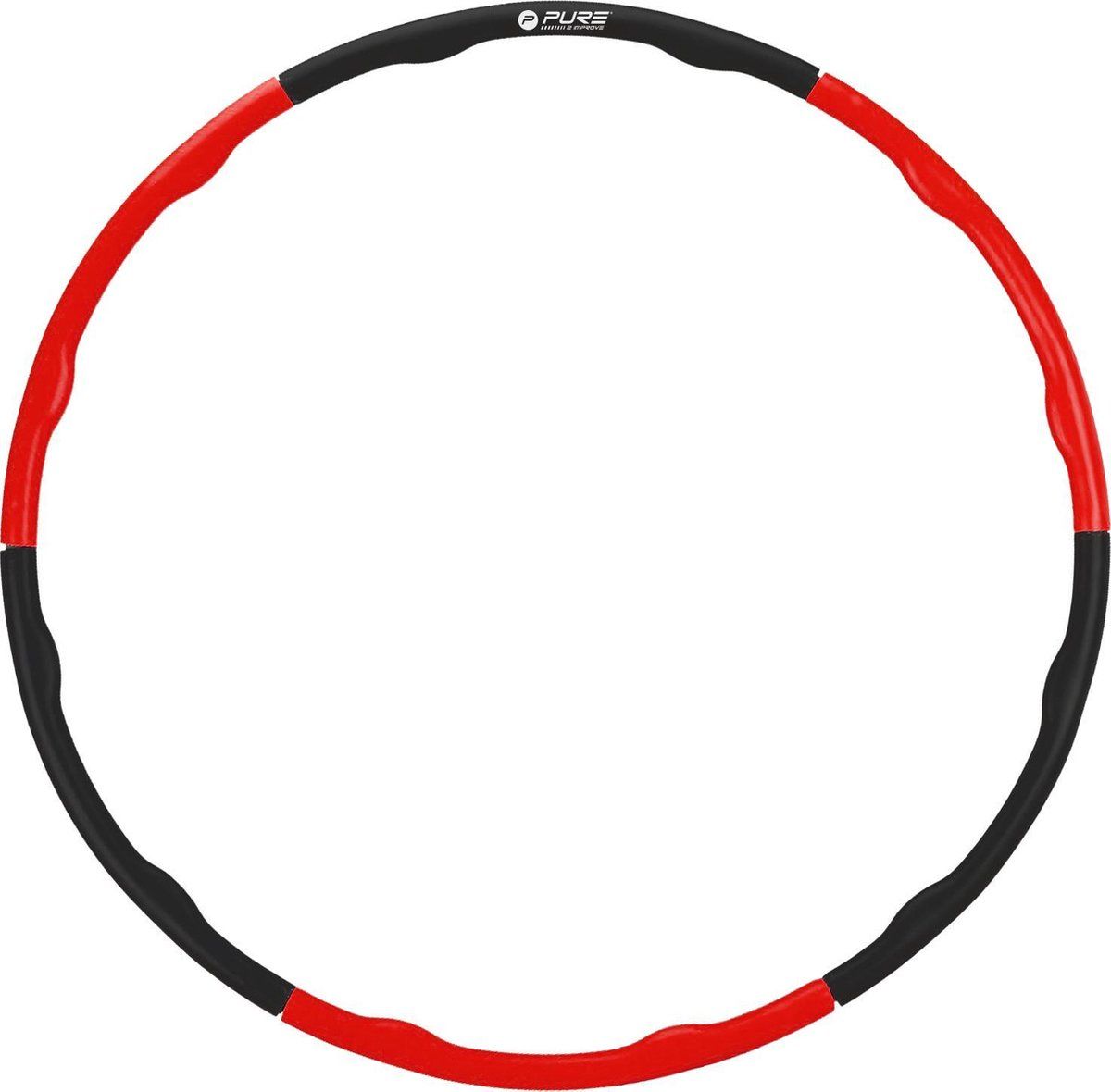 Pure2Improve Fitnesshoop P2I240100 Hoelahoep - Unisex - Maat - Rood