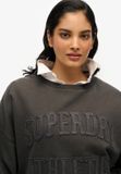 Superdry Athletic Essentials Tonal Sweatshirt Dames Charcoal