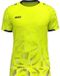 Jako Sonic Shirt Korte Mouw Heren - Fluogeel / Zwart / Wit | Maat: S