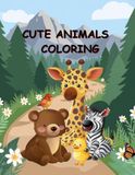 Coloring Book for Forest Animals: Bold and Easy Designs for Kids Ages 2-6