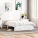 Maison Exclusive - Cadre de lit sans matelas blanc bois massif 120x190 cm
