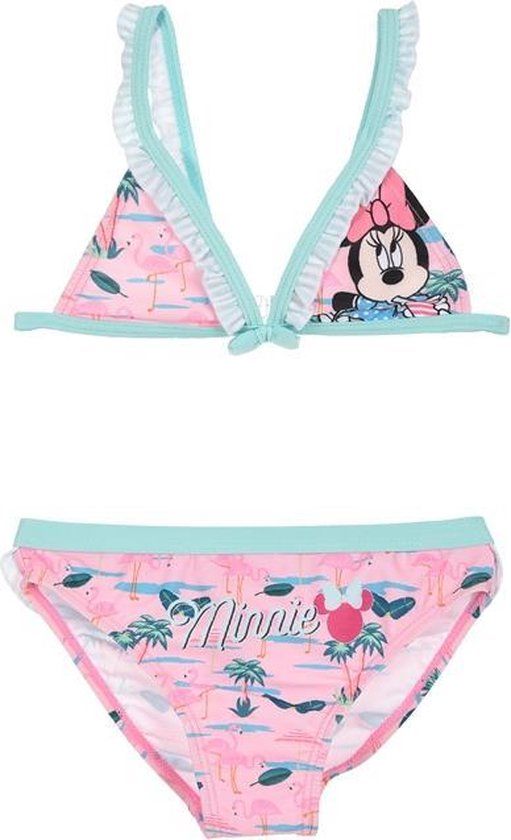 Minnie Mouse Bikini - Roze - Maat 98 - Meisjes