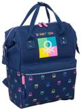 2141 Benetton Laptoptas Cool Marineblauw 27 x 40 x 19 cm