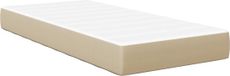 vidaXL Bedmatras met matras Saliegroen 90 x 190 cm Stof