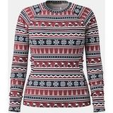 Smartwool Classic Thermal Merino Baselayer Crew Ondershirt Dames Rood