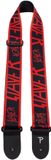 Rock Off Slayer - Logo Gitaarband - Zwart/Rood