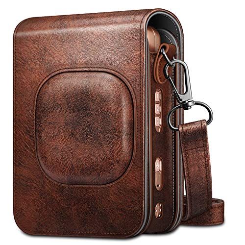 Fintie Camera Case voor Fujifilm Instax Mini LiPlay - Vintage Bruin
