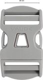 Vaude Steckschnalle 38 mm Dual Adjust Pebbles