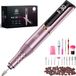 Beeperfect® Draadloze Elektrische Nagelvijl Pro Edition - Nagelfrees - Manicure en Pedicure set - Oplaadbaar - 11 Bitjes en 60 Schuurrolletjes - 30.000RPM - Roze