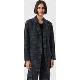 AllSaints Blazer en jean Aleida Camo Ink Blue