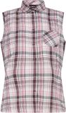 CMP Dameshemd Mouwloos Polyester Wit Geruit XXS