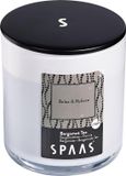 Spaas Geurkaars in glas met aluminium deksel, ± 56 uur - Relax & Relieve - bergamotthee
