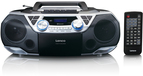 Lenco SCD-720SI Portable Digital Radio - DAB/FM, USB, AUX, Black/Silver
