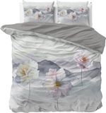Sleeptime Annique Dekbedovertrek - Tweepersoons - 200x220 cm - Grijs
