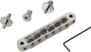 TonePros TP6R Nickel USA Locking TOM Style Bridge met roller saddles