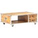 Prolenta Maison Exclusive - Salontafel, 89x59x33 cm, massief ruw mangohout