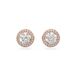 Swarovski Constella Oorknopjes 5636275 Dames Roségoud Kristal