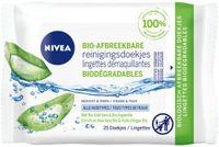 Nivea reinigingsdoekjes Bio Aloe vera - 25 stuks