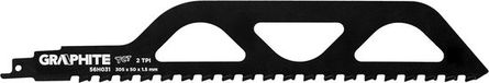 GRAPHITE 56H031 Lame de scie sabre 305x50x1,5, 2TPI, 1 pièce