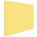 IVOL Tableau blanc sans cadre - 100x200 cm - Jaune doux - Magnétique - Sans cadre