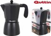 Quttin espresso maker - 12 kopjes - aluminium - zwart