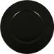 BigBuy Bol Underplate Neat Porcelain Black (Ø 32 cm)