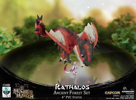 Monster Hunter Animegami Chibi Figure - Rathalos