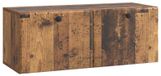 Support mural meuble TV 78,5 x 31 x 30 cm Vieux bois Bois traité