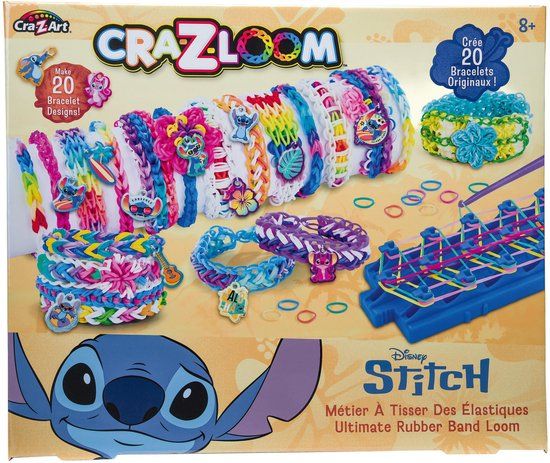 Lexibook Stitch Cra-Z-Loom Ultiem Elastiekjes Weefgetouw