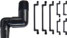 Hunter - Swing knie - 3/4" x 3/4" - bu.dr. - L = 300 mm