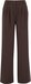 WE Fashion Dames Wide Leg Pantalon Dark Brown 38