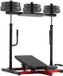 Latios Presse à jambes verticale - Appareil de fitness pour la maison - Acier au carbone - Réglable - Capacité de charge de 250 kg - Entraînement des jambes - Gain de place