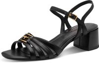 Tamaris - Dames - Sandalen met hak - Zwart - Maat 37