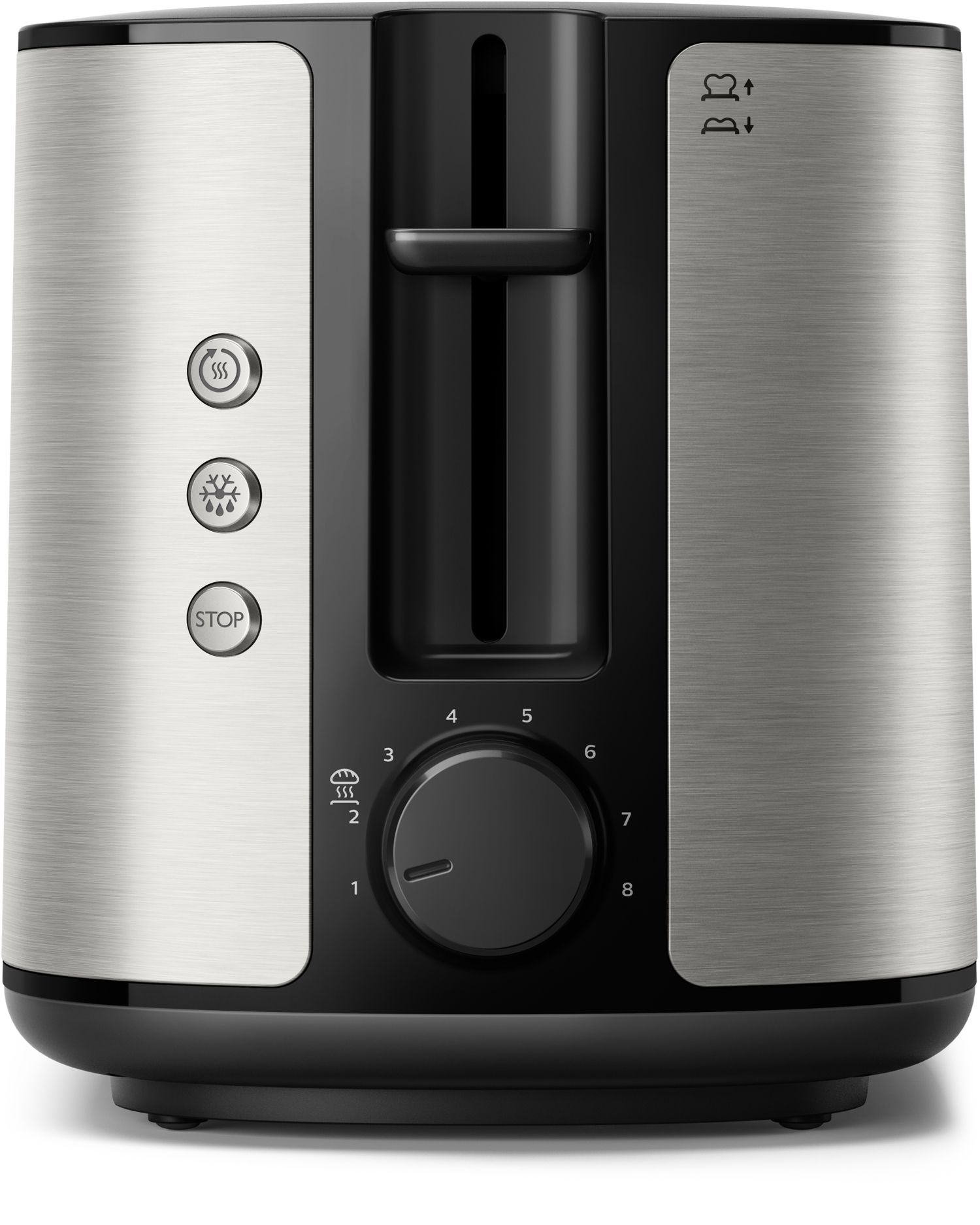 Philips HD2650/90R1 - Broodrooster - 2 sneetjes - Zwart/RVS