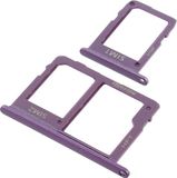 Avizar Porte-cartes Micro SD et SIM Compatible Samsung Galaxy J6 0, Violet