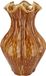 DK Design Vase à fleurs Inga Driss - marron - 25 x 36 cm