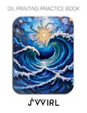 Oil Painting Practice Book - Swirl: A Heavy-Body Oil Painting Practice Book for Mastering Cosmic Explosions, Radiant Energy, and Expressive Impasto Art