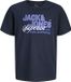 JACK&JONES Jongens T-shirt met ronde hals en korte mouwen - Navy Blazer - Maat 98