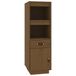 VidaXL Hoge kast 34x40x108,5 cm massief grenenhout honingbruin