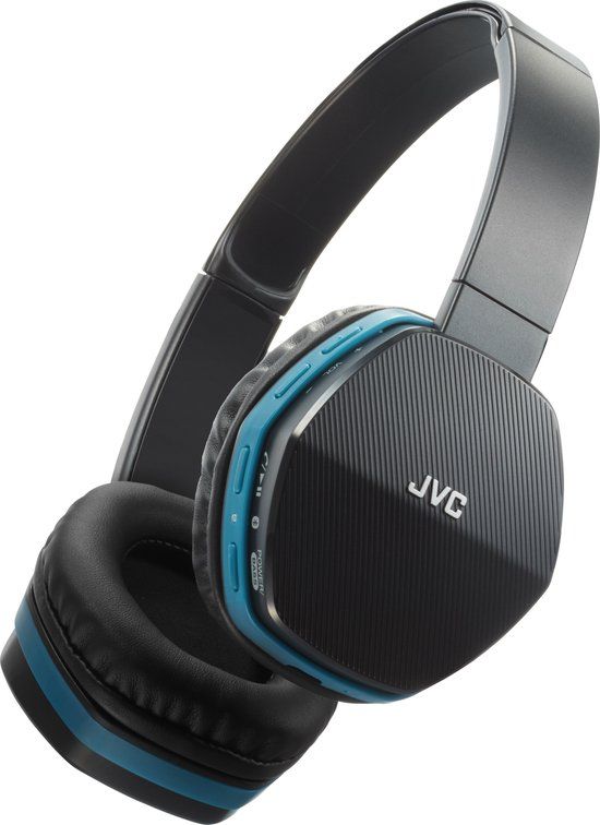 JVC HA-SBT5-A hoofdtelefoon/headset Hoofdtelefoons Draadloos Hoofdband Bluetooth Blauw