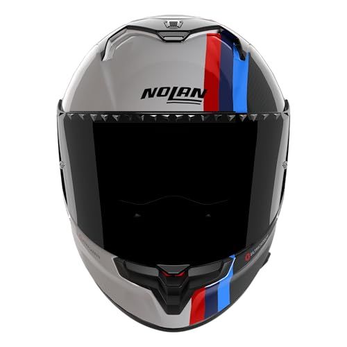 Nolan X-904 Ultra Carbon Gemini Helm - Zwart/blauw/rood - Maat S