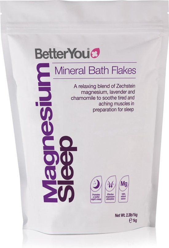 BetterYou Magnesium Sleep Bath Flakes 1000g