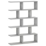 vidaXL Wandplank Betongrijs 70 x 17 x 101 cm Bewerkt hout