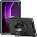 Merkloos Lenovo Tab P11 Gen 2 Hoes met Kickstand en Handriem Back Cover Zwart